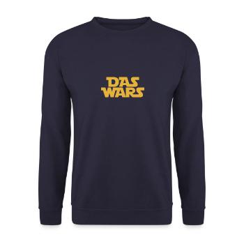Das Wars - Spaßiges T-Shirt - Unisex Pullover - Navy - Vorne - Alina (178cm) & Michal (187cm)