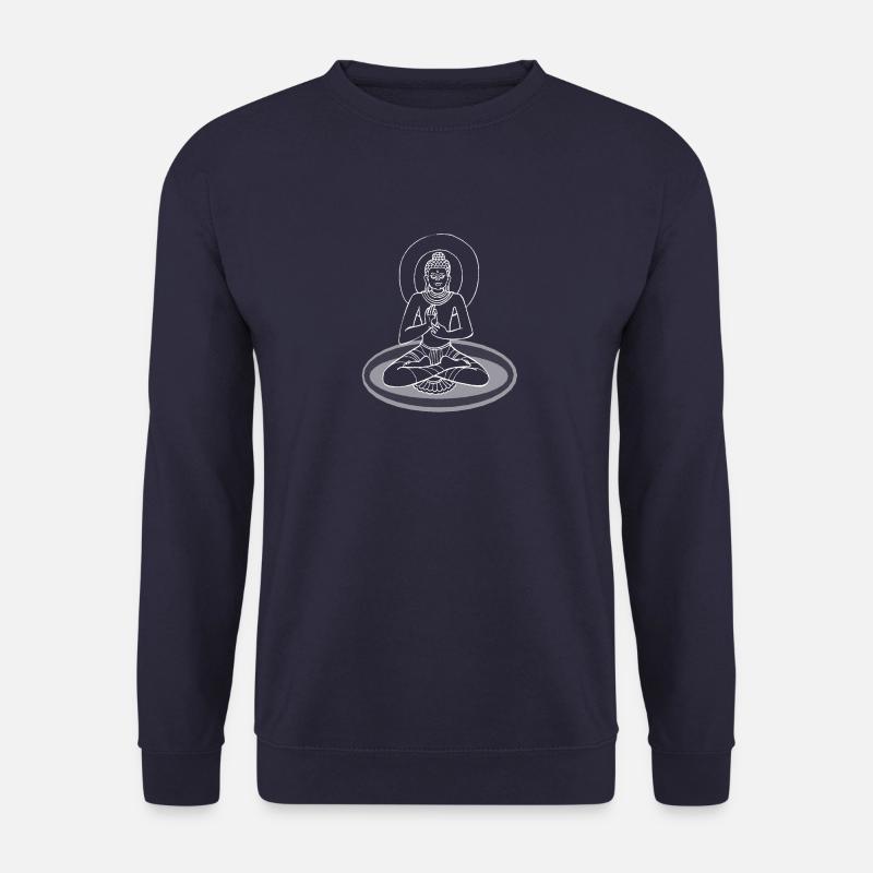 Sitting Buddah - Unisex Sweatshirt - navy