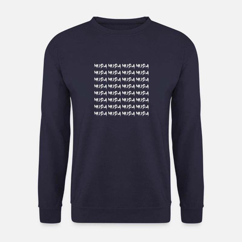 Muda Dio JoJo's Bizzare Adventure Manga Anime - Unisex Pullover - Navy
