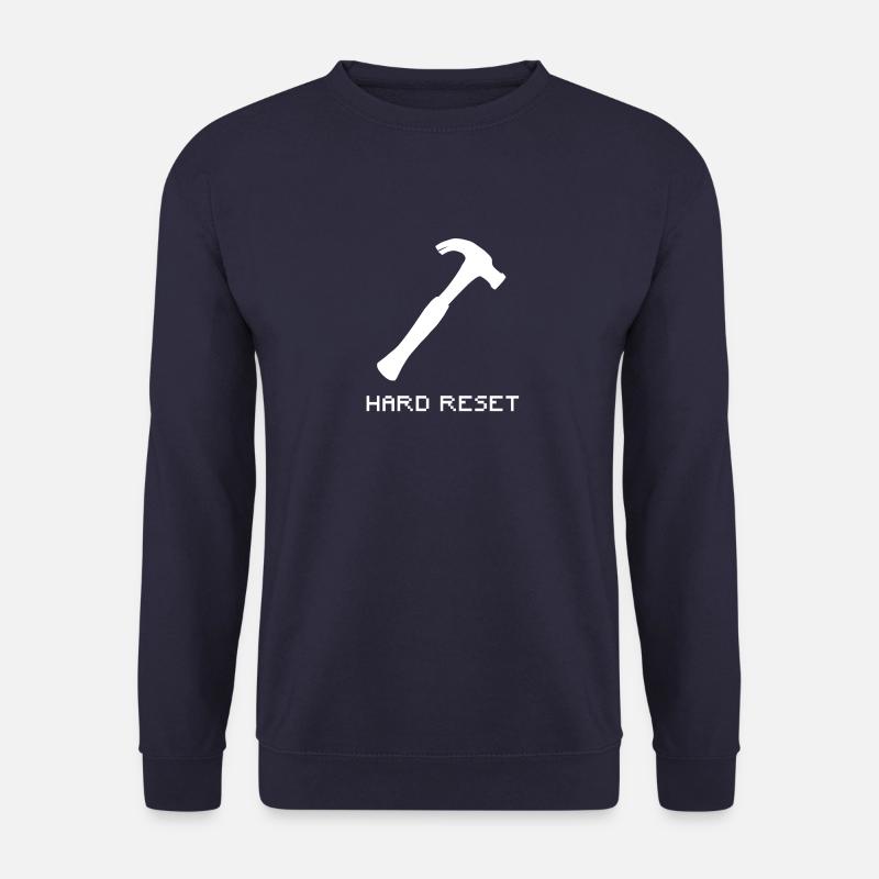IT Support - Hard Reset - Unisex Pullover - Navy
