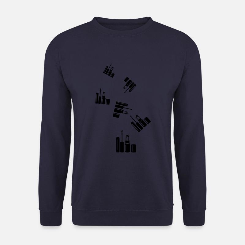 Make Up Cosmetics Icon - Unisex Sweatshirt - navy