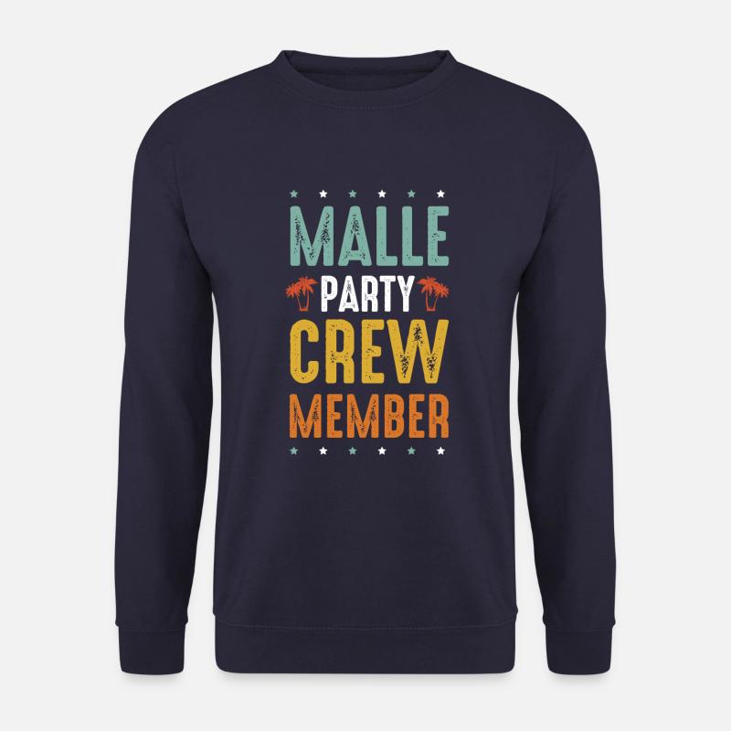 Malle Party Crew - Unisex Pullover - Navy