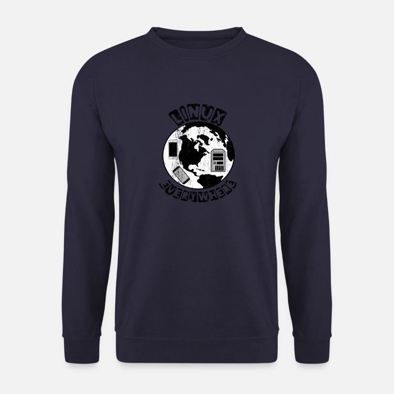 Linux est partout! - Sweat-shirt Unisexe - marine
