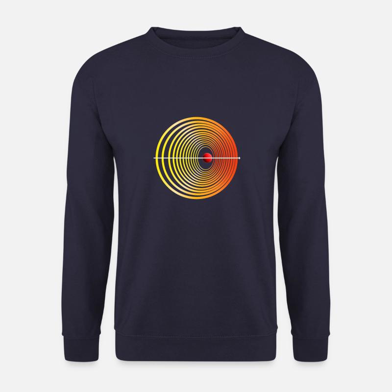 Doppler Effect Illustration Physics - Unisex Sweatshirt - navy