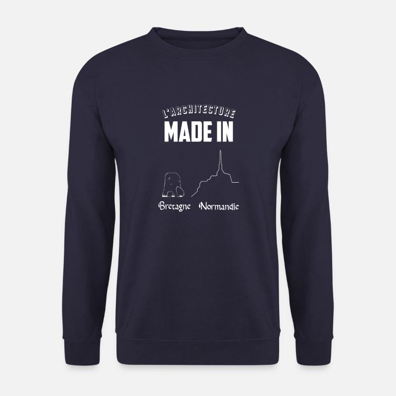 L'architecture made in BN - Regions - Sweat-shirt Unisexe - marine