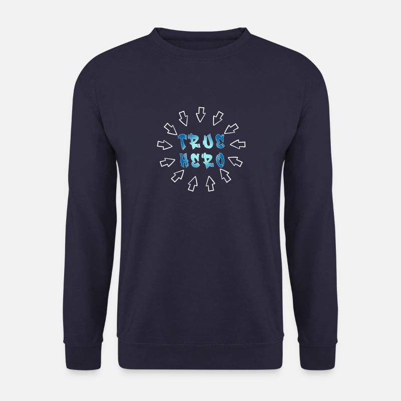 WAHRER HELD - TRUE HERO - Unisex Sweatshirt - navy