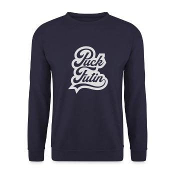 Conception du logo Puck Futin - Sweat-shirt Unisexe - marine - Devant - Alina (178cm) & Michal (187cm)
