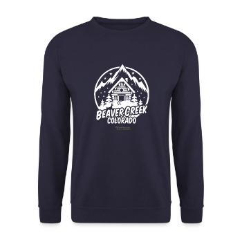 Beaver Creek Colorado Ski Resort - Unisex Sweatshirt - navy - Front - Alina (178cm) & Michal (187cm)