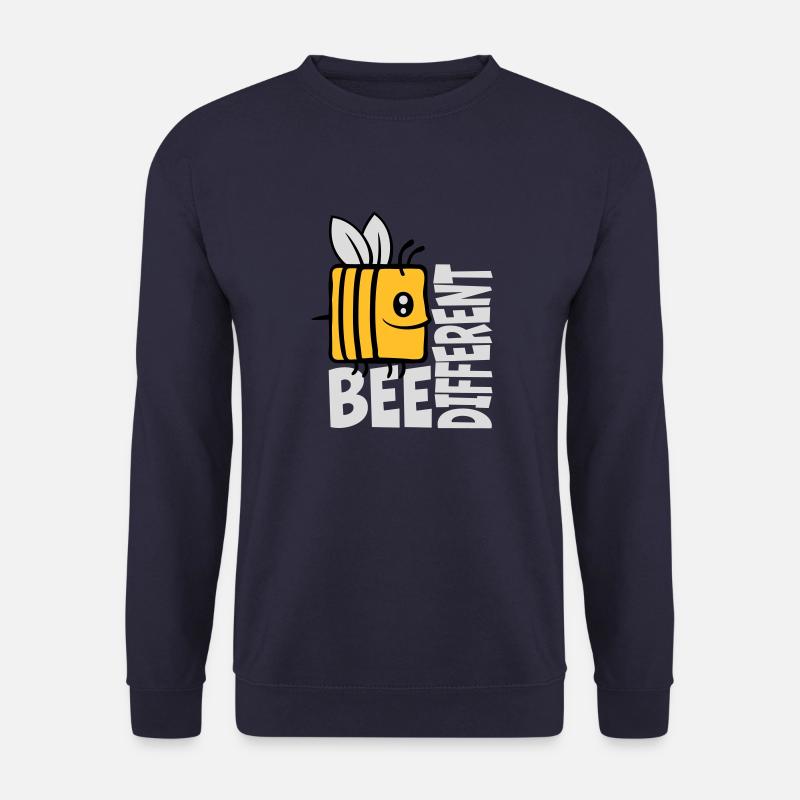 bee citation différente - Sweat-shirt Unisexe - marine