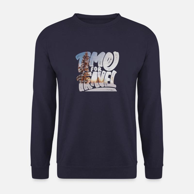 Time for travel - Unisex Sweatshirt - navy