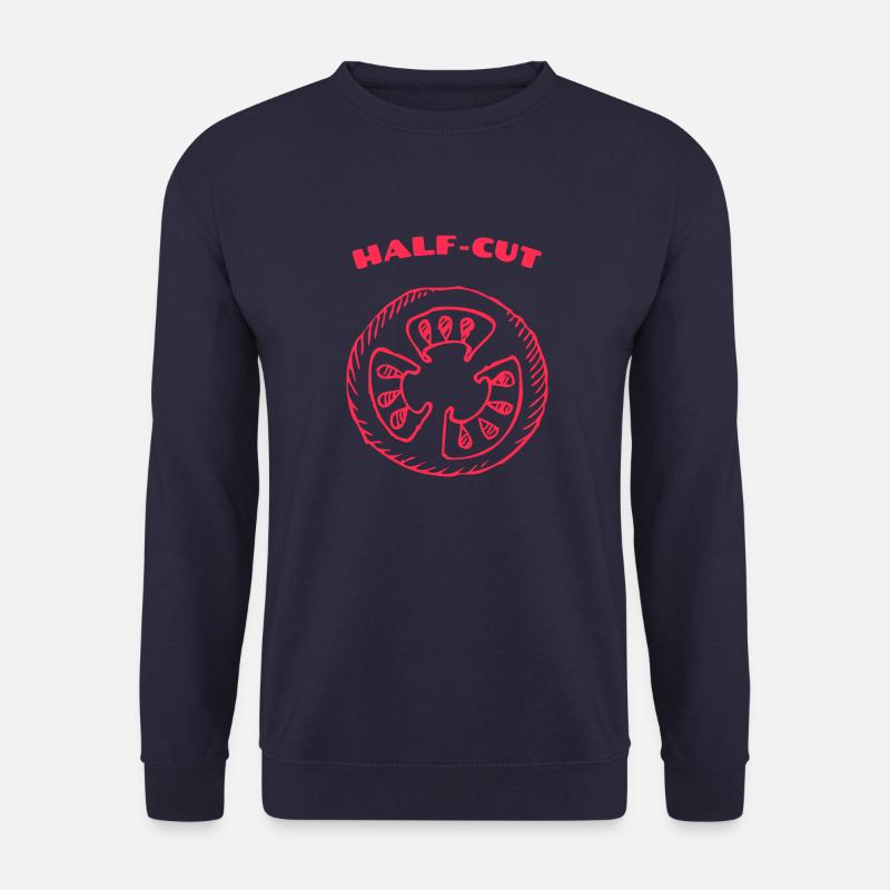 Halb geschnittene Tomate - Unisex Pullover - Navy