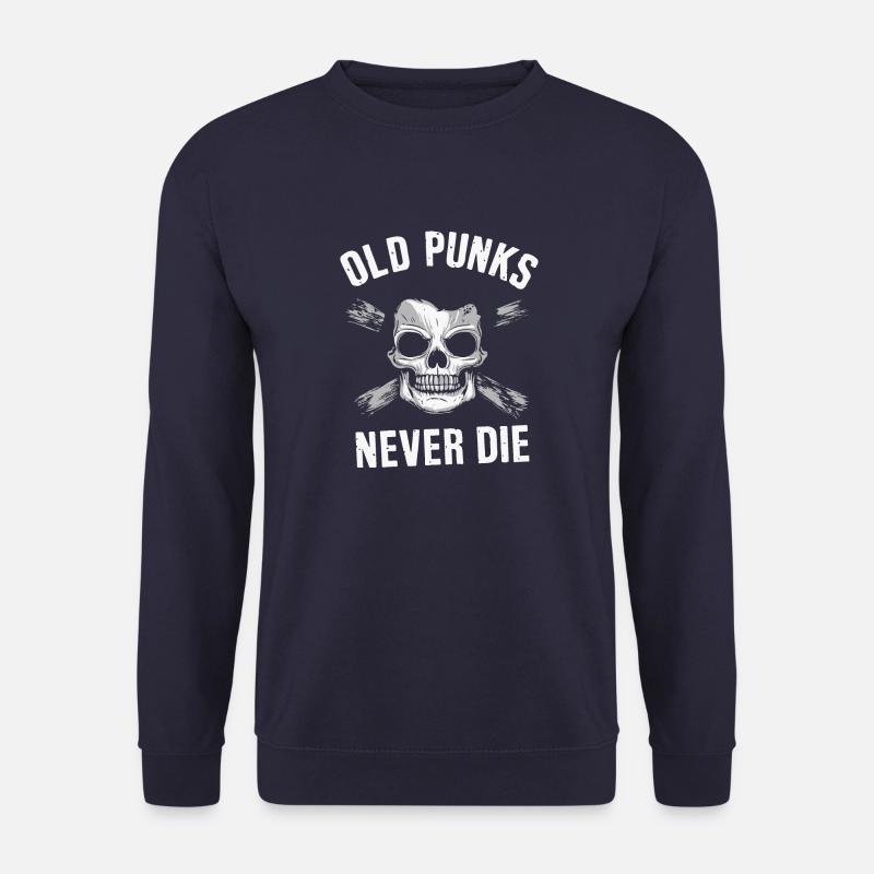 Alte Punks sterben nie - Unisex Pullover - Navy