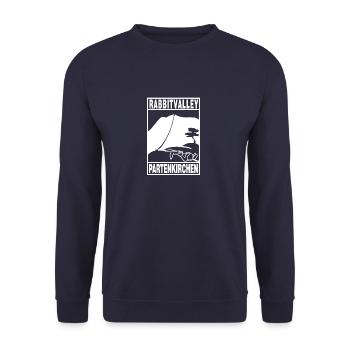 Rabbit Valley - Unisex Pullover - Navy - Vorne - Alina (178cm) & Michal (187cm)