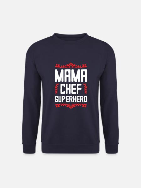 Mama Chef Superheld Mutter - Unisex Pullover - Navy