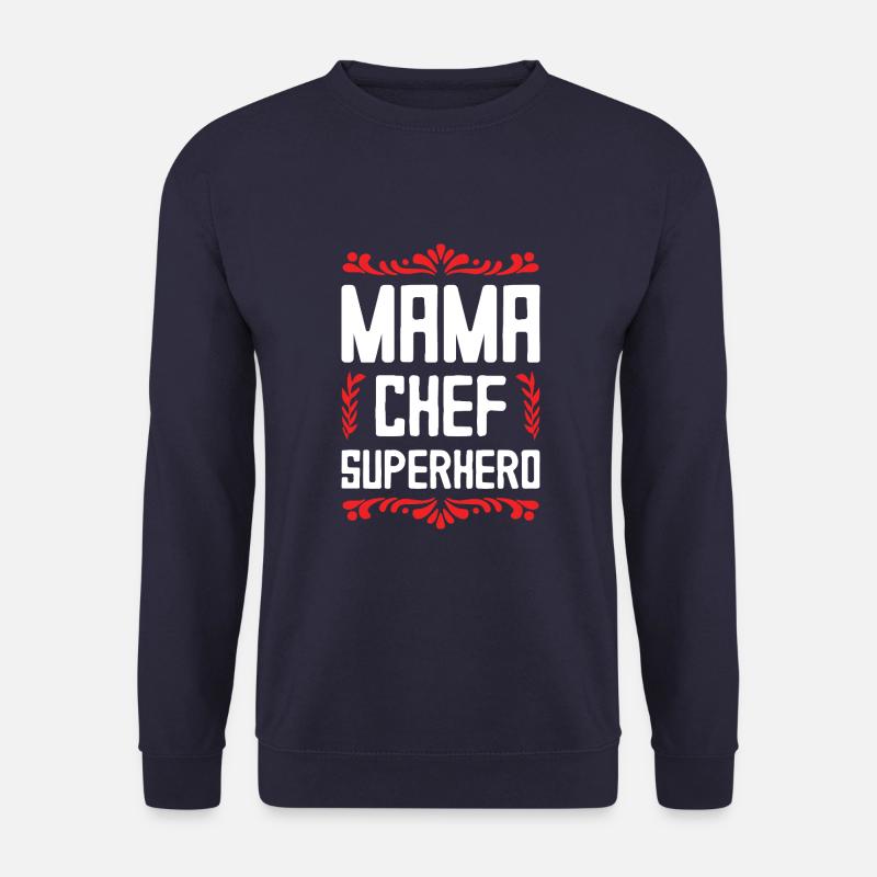 Mama Chef Superheld Mutter - Unisex Pullover - Navy