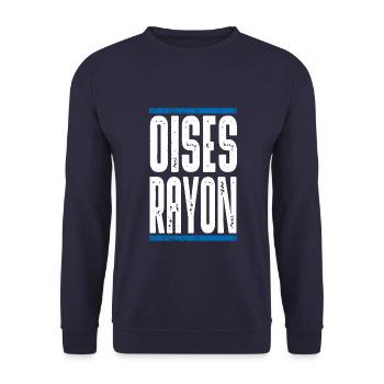 Oises Rayon - Unisex Pullover - Navy - Vorne - Alina (178cm) & Michal (187cm)