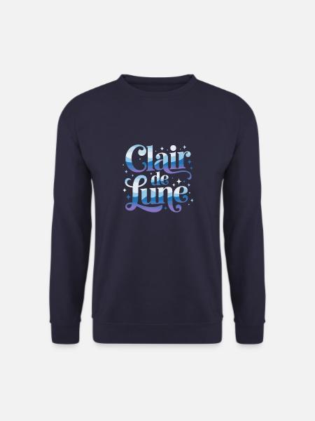 Clair de lune - Sweat-shirt Unisexe - marine