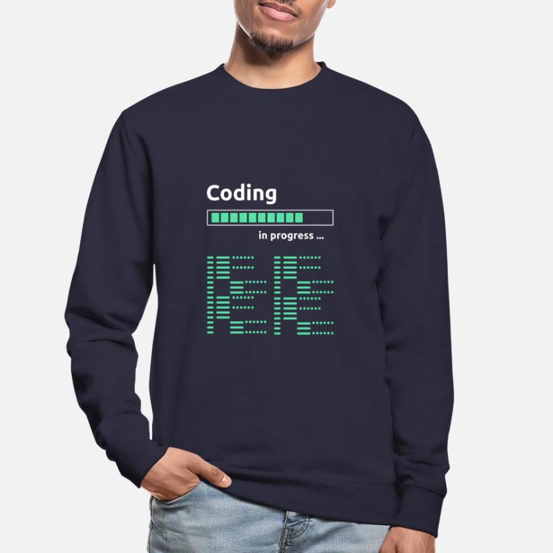 Coding in progress Unisex Pullover