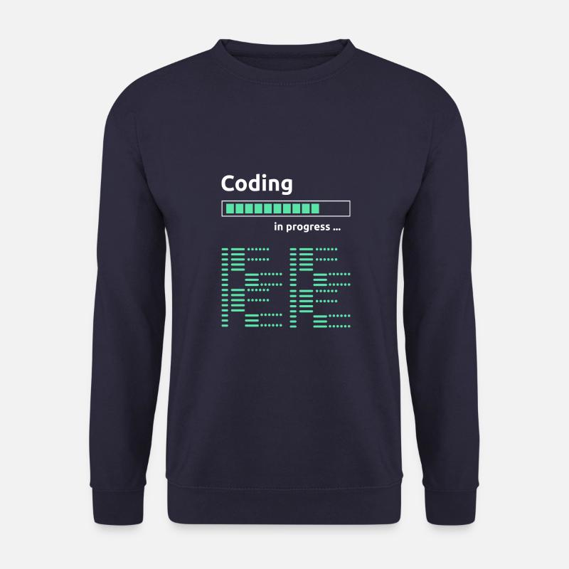 Coding in progress - Unisex Pullover - Navy