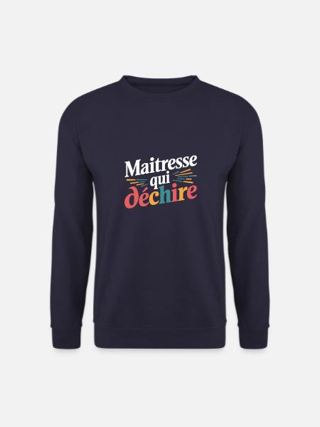 Maîtresse qui déchire - Sweat-shirt Unisexe - marine
