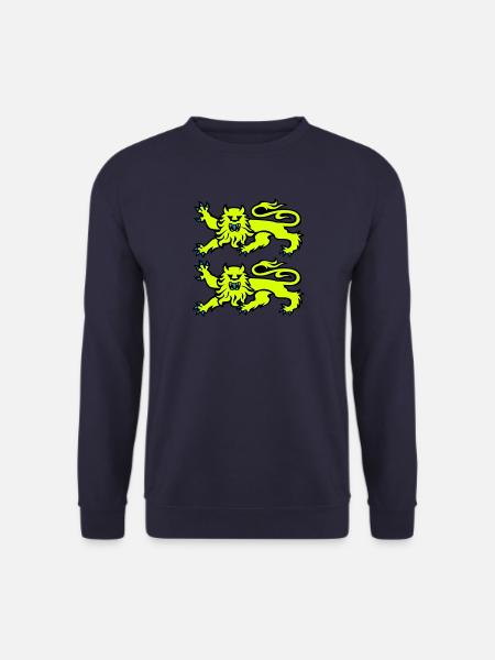 leopards normand logo drapeau 2701 - Sweat-shirt Unisexe - marine