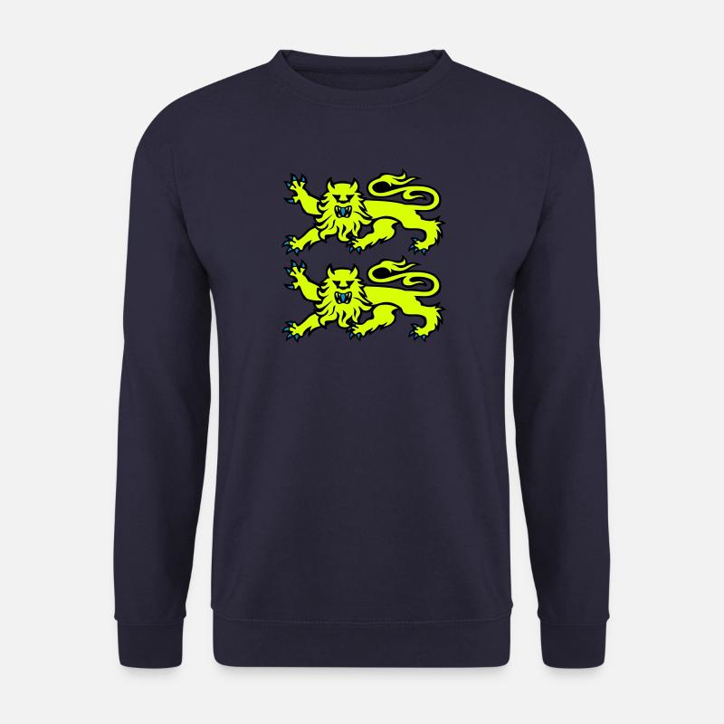 leopards normand logo drapeau 2701 - Sweat-shirt Unisexe - marine