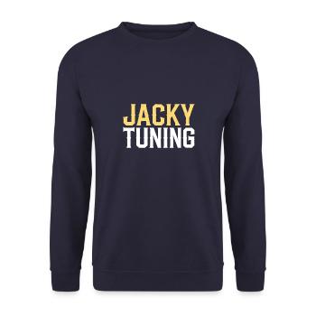 Jacky Tuning - Sweat-shirt Unisexe - marine - Devant - Alina (178cm) & Michal (187cm)