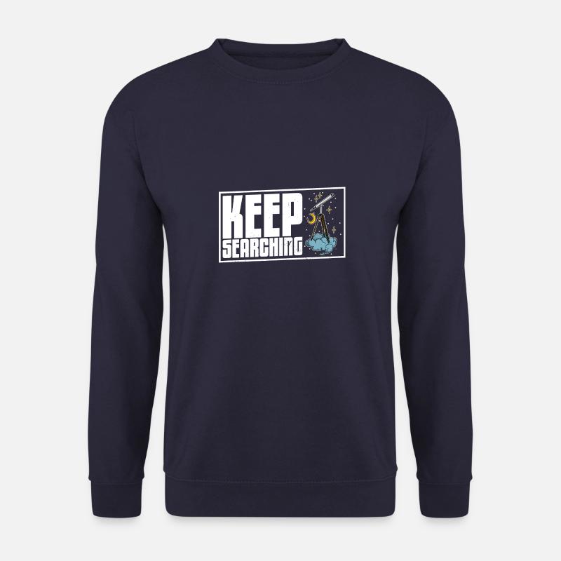 Telescope Stargazing Astronomy Hobby - Unisex Sweatshirt - navy