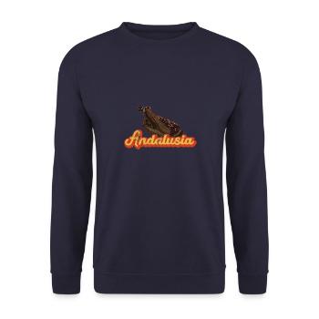 Jamon Schweineflisch Schinken Tapas Andalusien - Unisex Pullover - Navy - Vorne - Alina (178cm) & Michal (187cm)