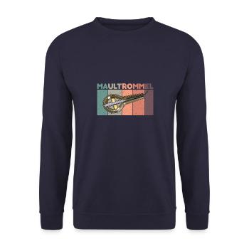 Jew's Harp Qopuz Maultrommel Musik Klassik - Unisex Pullover - Navy - Vorne - Alina (178cm) & Michal (187cm)