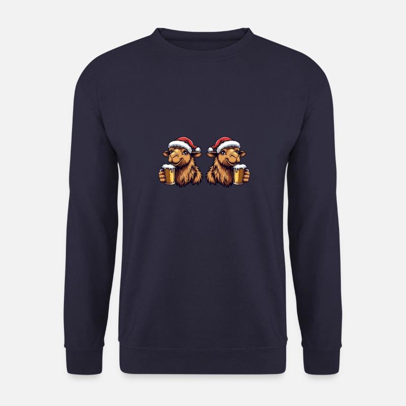 Kamel Weihnachten Bier Team - Unisex Pullover - Navy