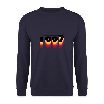 Le meilleur de 1997 - Fêtez vos 28 ans avec le millésime - Sweat-shirt Unisexe - marine - Devant - Alina (178cm) & Michal (187cm)