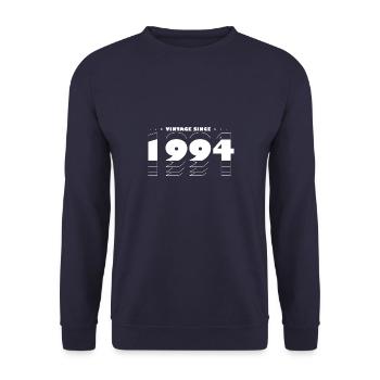 Best of 1994, 31. Geburtstagsparty, zeitlos - Unisex Pullover - Navy - Vorne - Alina (178cm) & Michal (187cm)