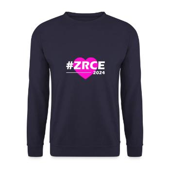 Zrce 2024 Amour du cœur - Sweat-shirt Unisexe - marine - Devant - Alina (178cm) & Michal (187cm)