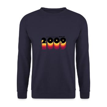 Vintage Retro Best of 2009, 16 Jahre feiern - Unisex Pullover - Navy - Vorne - Alina (178cm) & Michal (187cm)