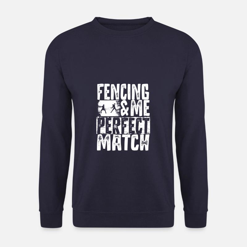 Fechten Fechtkampf - Unisex Pullover - Navy