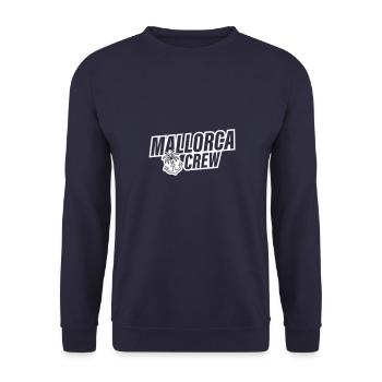 Mallorca équipage ancre palmier coeur amour - Sweat-shirt Unisexe - marine - Devant - Alina (178cm) & Michal (187cm)