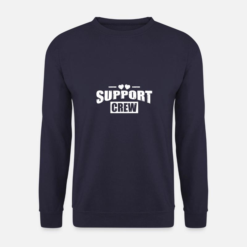Support Crew Herz - Unisex Pullover - Navy