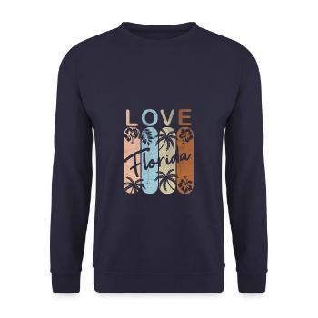 Florida - Unisex Pullover - Navy - Vorne - Alina (178cm) & Michal (187cm)