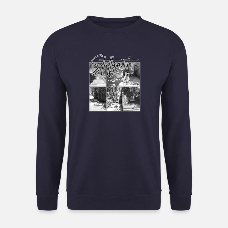 Stuttgart – Treppen - Unisex Pullover - Navy