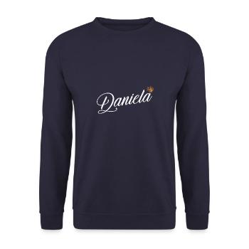 Daniella Nom pour les femmes Enfants Tout-petits - Daniella - Sweat-shirt Unisexe - marine - Devant - Alina (178cm) & Michal (187cm)