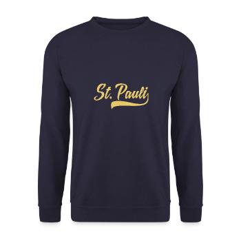 Hamburg Sankt Pauli Paulianer Moin Norden - Unisex Sweatshirt - navy - Front - Alina (178cm) & Michal (187cm)