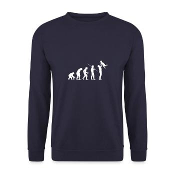 Vater Pa Vatertags Designs zum Vatertag - Unisex Pullover - Navy - Vorne - Alina (178cm) & Michal (187cm)