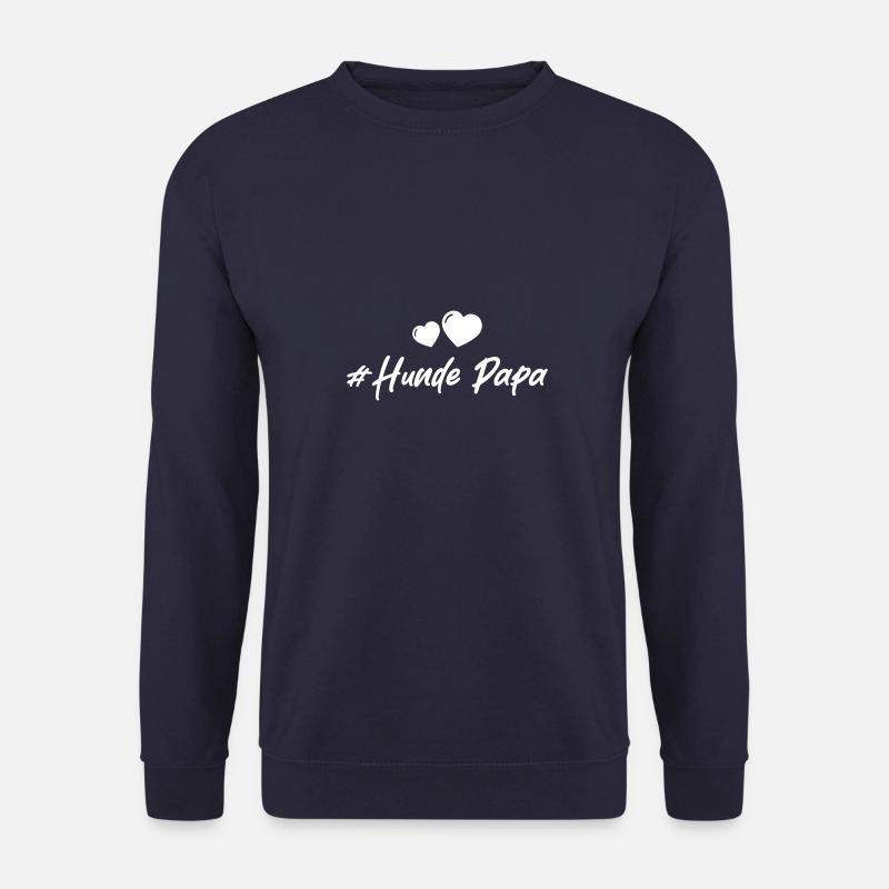 Papa chien - Sweat-shirt Unisexe - marine