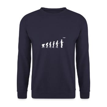 Engineer Surveying Construction Surveying Engineer Gesc - Unisex Sweatshirt - navy - Front - Alina (178cm) & Michal (187cm)