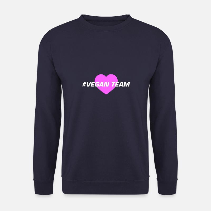 Vegan Team Herz - Unisex Pullover - Navy