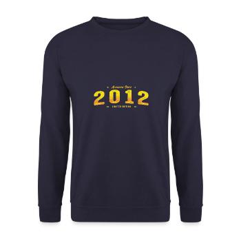 Génial Depuis 2012 Année De Naissance - Millésime 13ème - Sweat-shirt Unisexe - marine - Devant - Alina (178cm) & Michal (187cm)