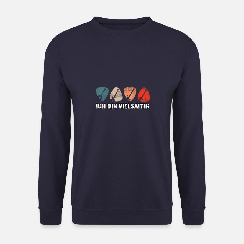 Cooles Gitarren Gitarristen Musiker E-Gitarrist - Unisex Pullover - Navy