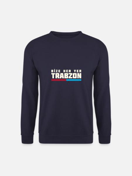 Bize her yer trabzon Göktürkisch Türkei Memleket - Unisex Pullover - Navy