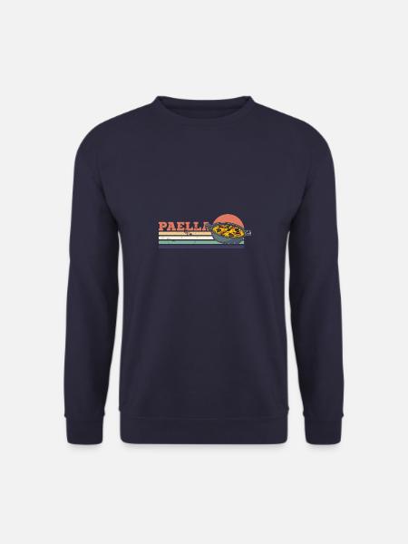 Paella Spanien Gericht Valencia Küche Spruch - Unisex Pullover - Navy